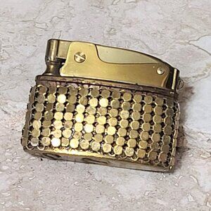 Vintage Cigerette Lighter, signed Pereline, Mesh Lighter